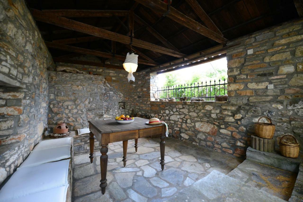Villa Aronia Stone House Lavkos Exterior foto
